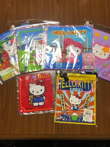 헬로키티 밴딩 타월 5개, 복조리