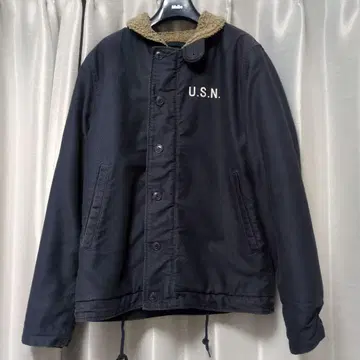 U.S.N. WAIPER n-1 자켓 사이즈 38 레어 백 프린트