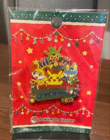 포켓몬 센터 크리스마스 2013 로고 핀즈 새상품