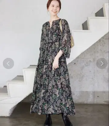 SLOBE IENA 플라워 프린트 원피스