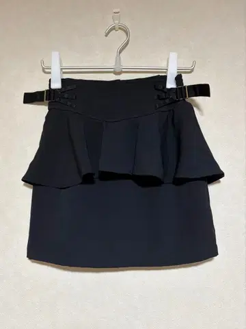 cocodeal 코코딜 플럼 미니 스커트 블랙 사이즈 2