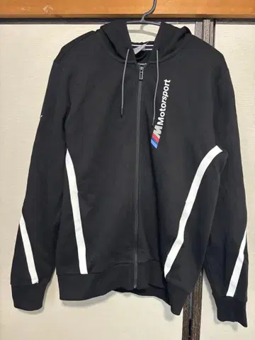초레어! BMW Motorsport 풀 집업 후드티 블랙