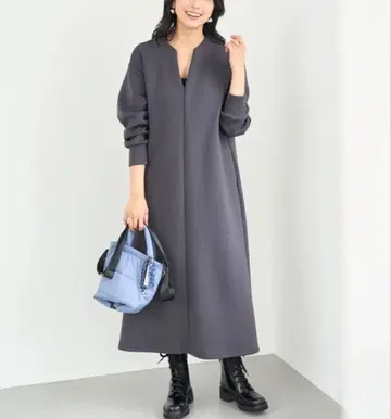 미사용 새상품 UNFILO 키넥 원피스 차콜 롱 XL 그레이