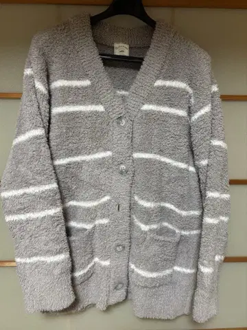 pique 스트라이프 플리스 룸웨어 세트