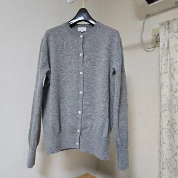 매킨토시 철학 가디건 38 그레이 울