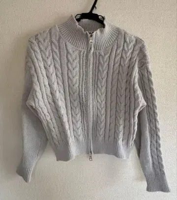 remelulu 집업 니트 후드티