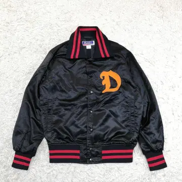 MIZUNO 바시티 자켓 블루종 나일론 자켓 블랙 남성용 M 미즈노