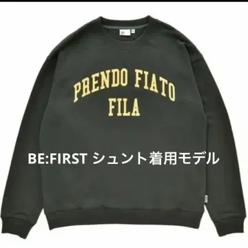 FILA x BE:FIRST 슌토 착용 모델 맨투맨