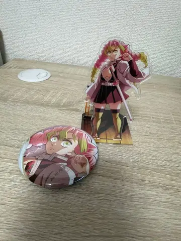 귀멸의 칼날 칸로지 미츠리 아크릴 스탠드 캔뱃지 영화