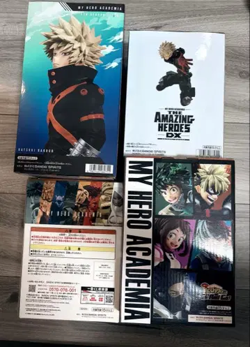 나의 히어로 아카데미아 바쿠고 카츠키 피규어 4개 세트 제일복권 B상