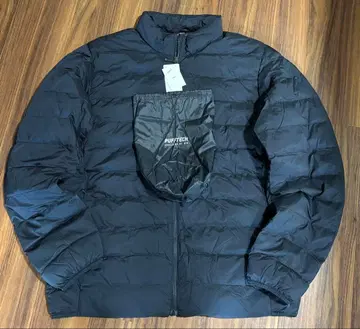 PUFFTECH 블랙 다운 자켓