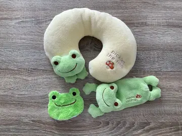 개구리 피클스 넥 필로우 아이 필로우 카이로 케이스 초기