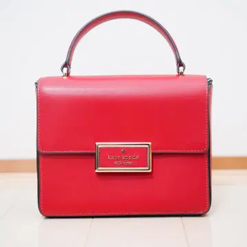 [컨디션 최상] 케이트 스페이드 빨간색 가죽 핸드백