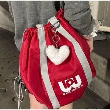 월드 페가수스 x SHRITA 콜라보 3WAY 오리지널 백 레드 와페