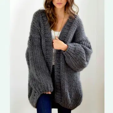 아이러브미스터미튼즈 THE CARDIGAN 차콜 그레이