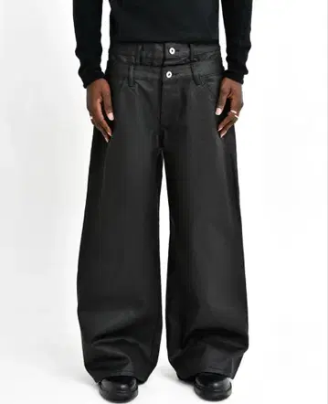 asapmode Waxed Stacked Pants M
