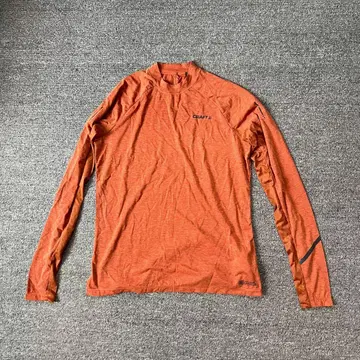 CRAFT 긴팔 T셔츠 오렌지 맨투맨 M 사이즈