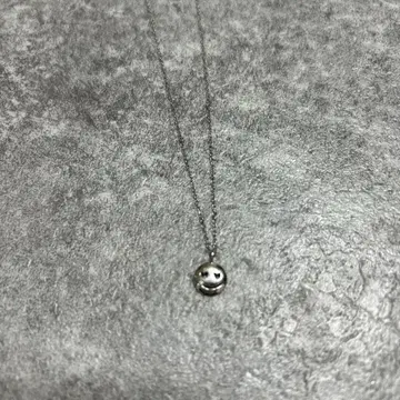 실버스마일 목걸이 10K