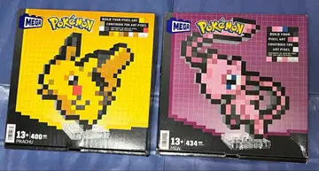 메가 콘트락스 포켓몬 레트로 픽셀 아트 퍼즐 피카츄 뮤우