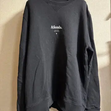 Afends. 블랙 맨투맨 L