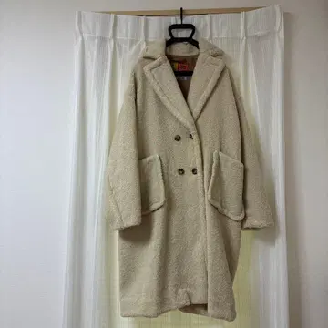 새상품급, RNA 보아 롱 코트 아이보리 M