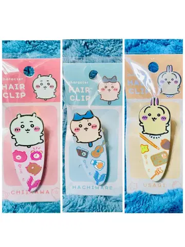 치이카와 헤어 클립 3종 세트