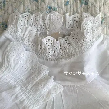 [ 새상품 ] *사만사 모스모스* 스캘럽 레이스 블라우스