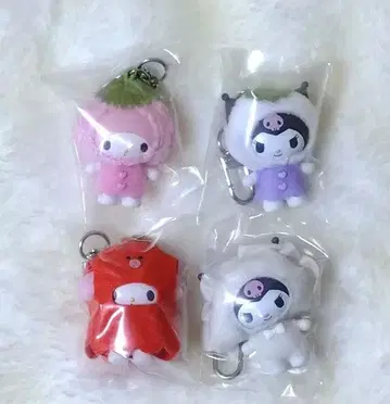 산리오 치비토모 쿠로미 마이멜로디 4점 세트