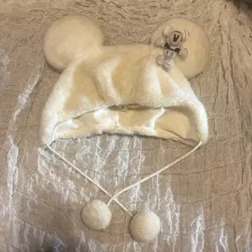 디즈니 팬캡 화이트