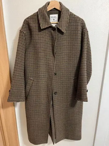 niko and - 하운드투스 체크 패턴 체크 코트