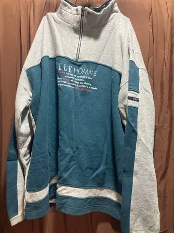 (레어) 초레어 LLE HOMME 하프 지퍼 트레이닝복 L 사이즈