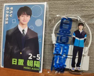 후지모토 코다이 히오키 아사히 아크릴 참 프로필 카드