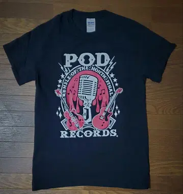 POD RECORDS & PIZZA OF DEATH 티셔츠