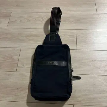 폴스미스 네이비 나일론 숄더백