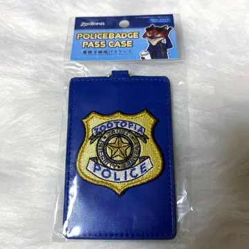 주토피아 닉 경찰 수첩풍 패스 케이스