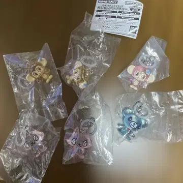 나루미야 캐릭터 캡슐 토이 캐릭터 키링 6개 세트