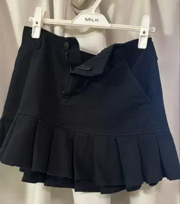 X-girl 블랙 플리츠 스커트 M