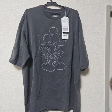 FRAMeWORK 미키마우스 T셔츠 다크 그레이 F 사이즈