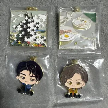 제일복권 미세스 F상 메탈 참 4개 세트