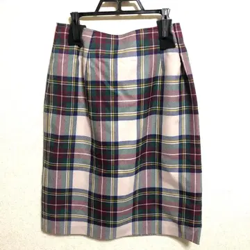 Yorkland 체크 무늬 스커트