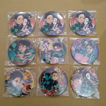 카마도 탄지로 캔뱃지 원화전 귀멸의 칼날 묶음 판매 익명 배송