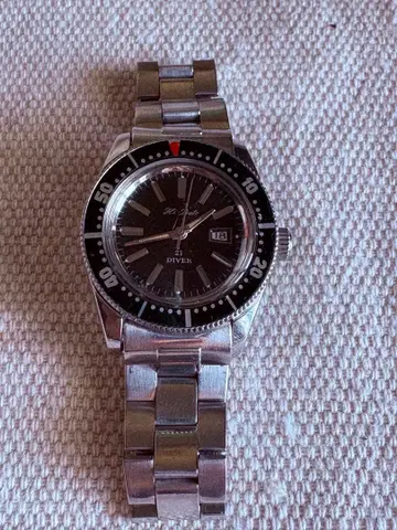 ORIENT Hi-Date 오리엔트 21 다이버 여성용 수동 와인딩