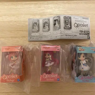 Qposket 프리큐어 올스타즈 미니어처 피규어 3체 세트