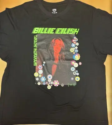 빌리 아일리시 x 유니클로 콜라보 티셔츠