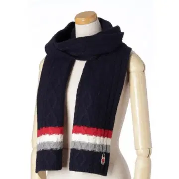 매킨토시 필로소피 머플러 네이비 새상품급