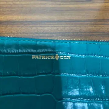 PATRICK COX 터콰이즈 장지갑