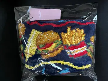 새상품 페이러 FEILER 버거샵 보트형 파우치 네이비