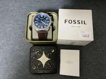 FOSSIL 아날로그 시계 블루