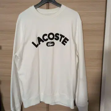 LACOSTE 라코스테 오샤레 로고 화이트 트레이닝복