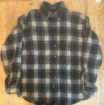 Pendleton 100% 버진 울 타탄 체크 L 사이즈